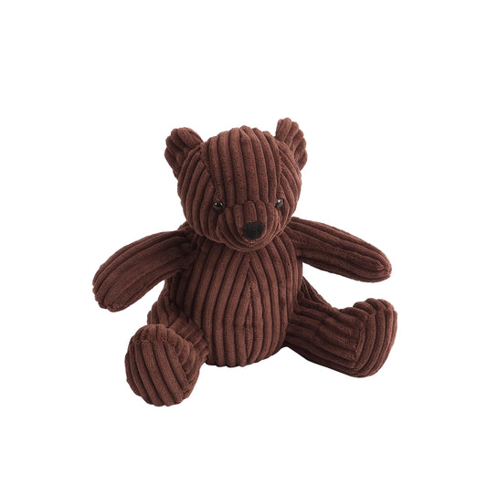 Bobby the Corduroy Bear Door Stopper - The Draft Stop