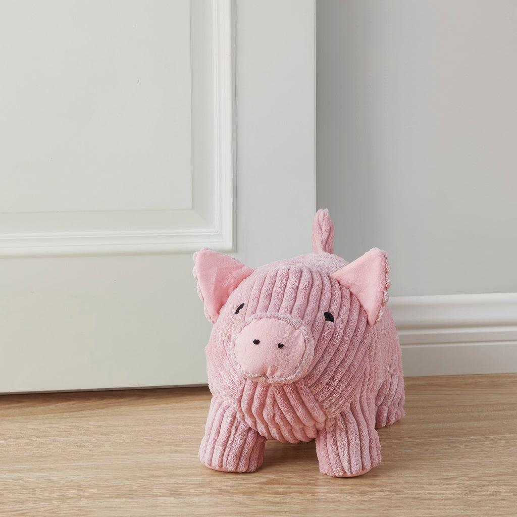 Miranda the Pink Pig Door Stopper - The Draft Stop