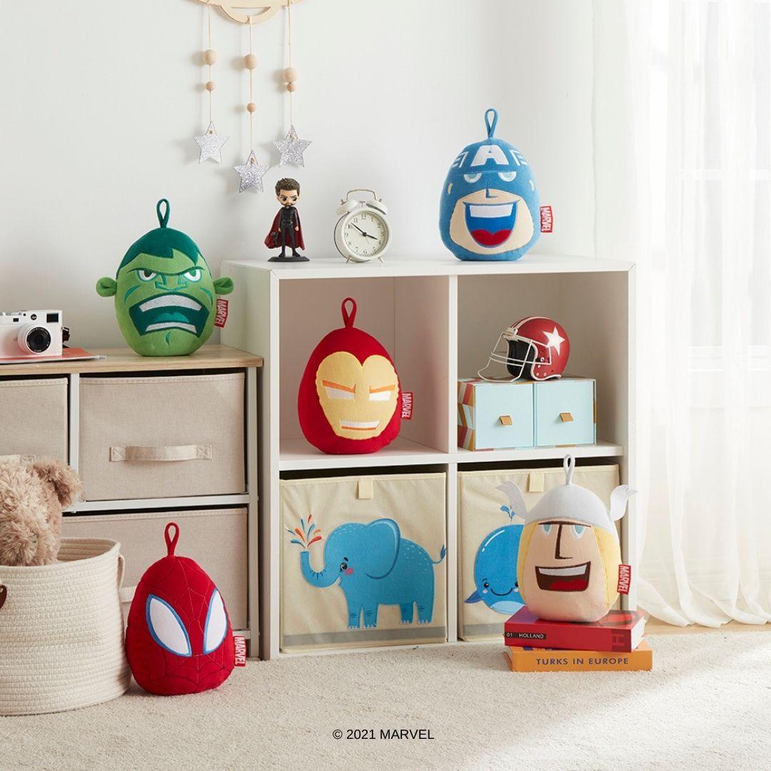 MARVEL© IRON MAN EGG HEAD DOOR STOPPER - The Draft Stop