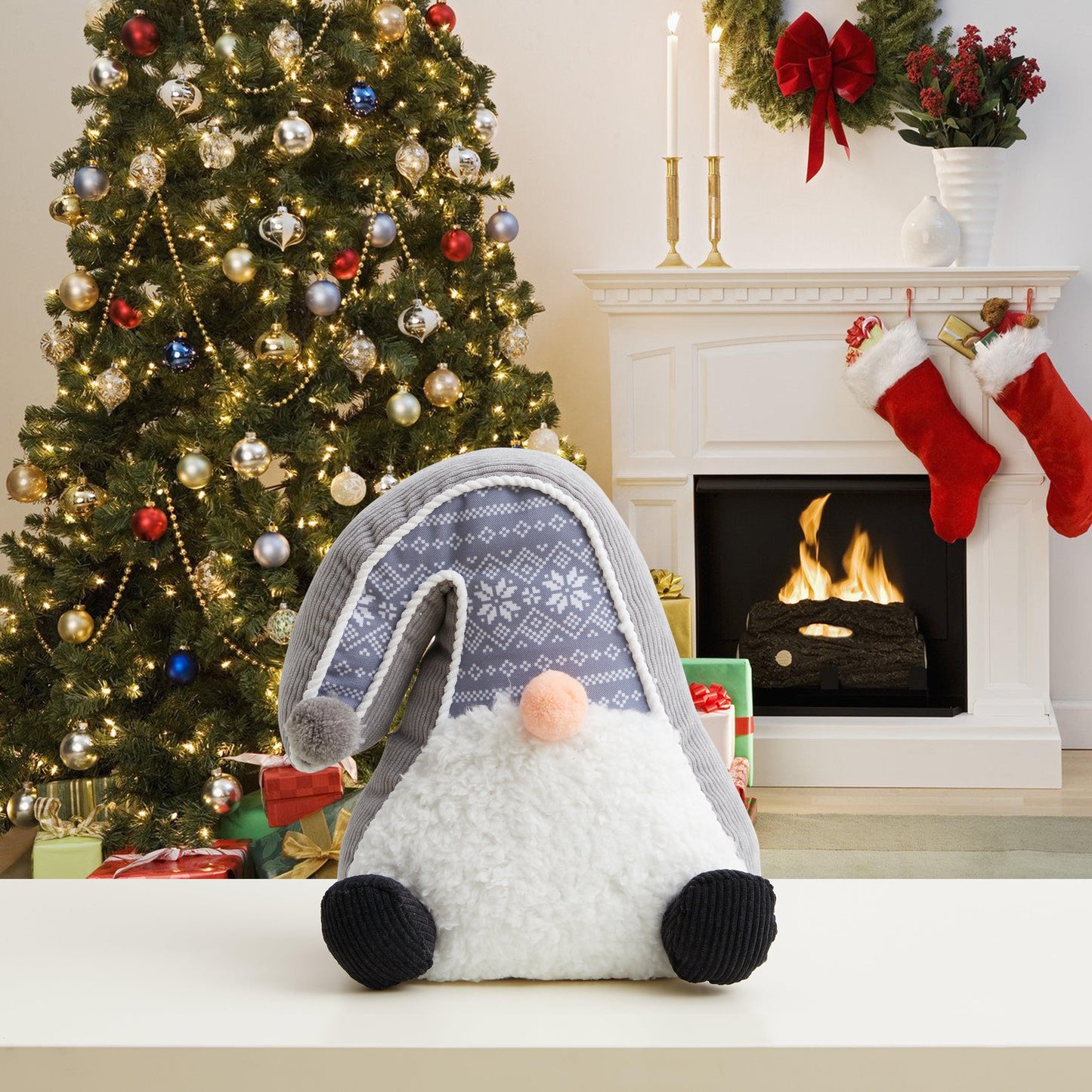 Louis the Gnome Door Stopper - The Draft Stop